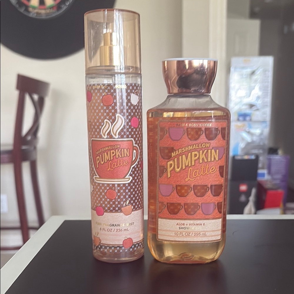 Bath & Body Works Orange and Brown Body Wash